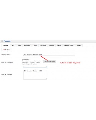 Auto Fill In Into Seo Keyword